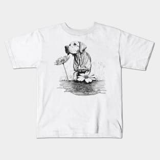 Dog Watercolor Kids T-Shirt